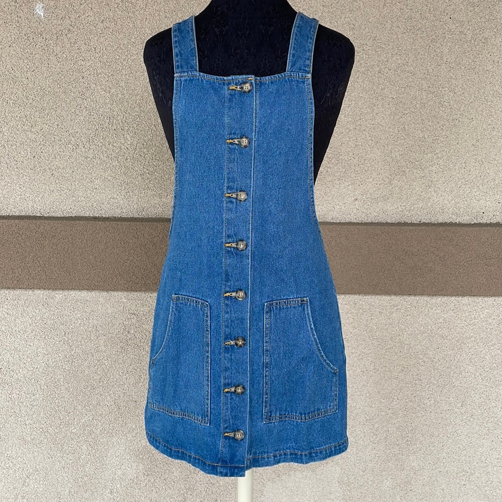 NWT Newbury Kustom JEAN Overall Dress Small